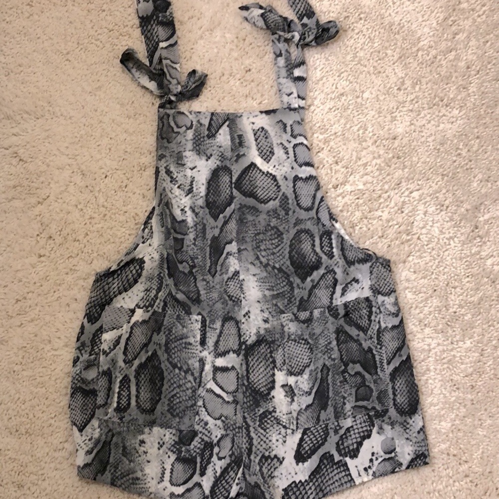 Snake Print Romper